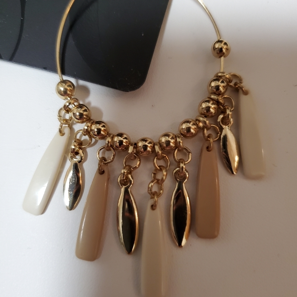 New York & Company Hoop Drop Earrings NWT - Picture 4 of 6